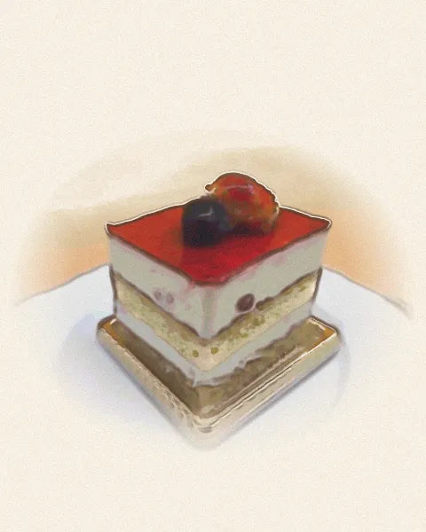 つぶつぶイチゴのレアチーズ